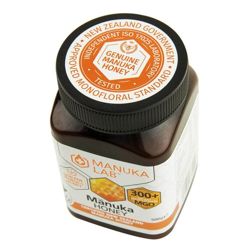 Miere de Manuka MANUKA LAB, MGO 300+ Noua Zeelanda, 500 g, naturala